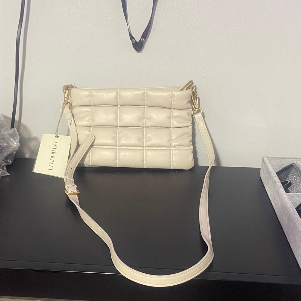 Stylish Cream Women's Bag